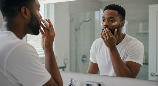 Confidence in a Swipe: A Discreet Concealer Routine for Men with Deep Skin Tones