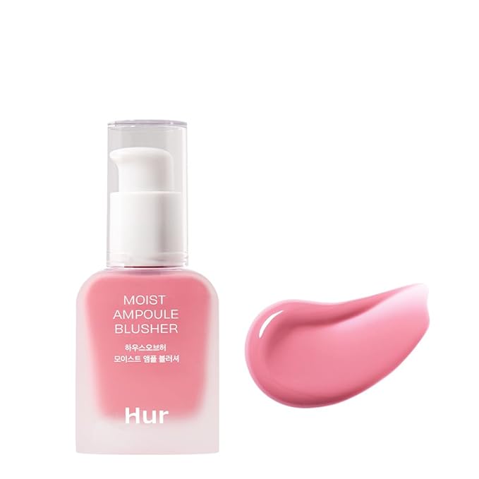 Moist Ampoule Blusher, Buildable Water-based Formula, Infused with 20ml