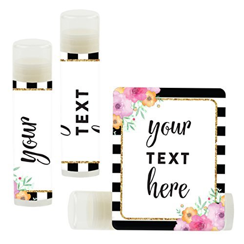Andaz Press Personalized Lip Balm Party Black