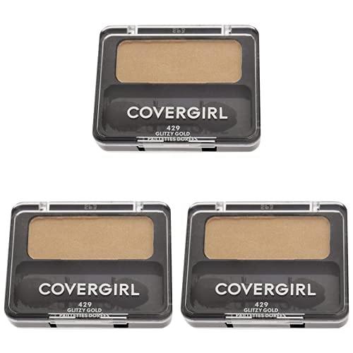 COVERGIRL Eye Enhancers Eyeshadow Kit, Glitzy Gold, 1 Color (Pack of 3)