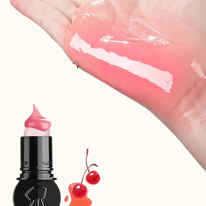 1 PC Macaron Canned Lip Essence High Glossy Lip Jelly, Mirror Effect Lip Glaze Mirror Effect Lip Balm, Moisturizing & Plump Lip Gloss (L04, 6g)