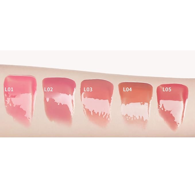 1 PC Macaron Canned Lip Essence High Glossy Lip Jelly, Mirror Effect Lip Glaze Mirror Effect Lip Balm, Moisturizing & Plump Lip Gloss (L05, 6g)