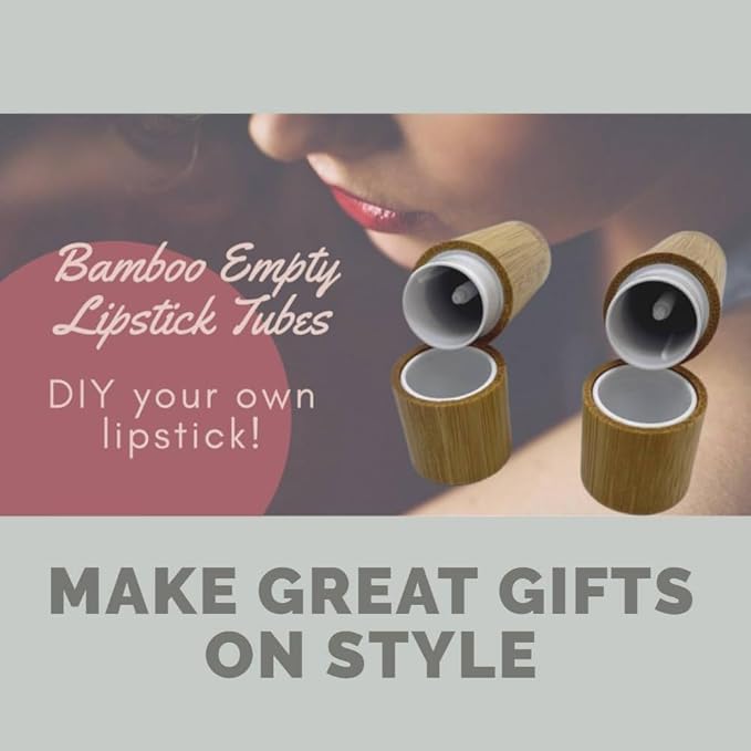 Bamboo Empty Lip Balm Containers 5.5g Samples