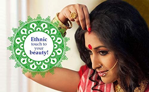 Eyetex Kumkum Paste Waterproof Long lasting, Smudge Proof 4Jars Red)