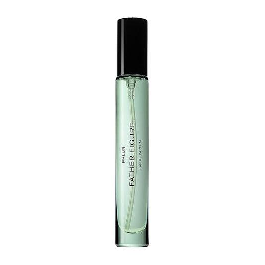 PHLUR Father Figure Eau de Parfum - Travel Size Perfume for Women & Men Fragrance - Green Fresh Fig Perfume with Iris, Jasmine, Patchouli, Sandalwood & Vanilla (9.5mL)