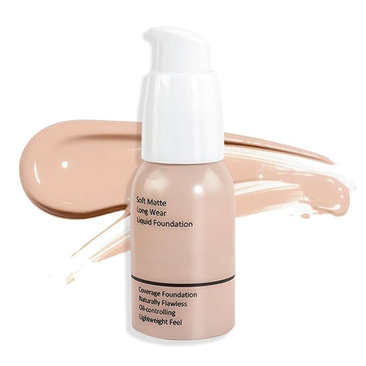 Matte Liquid Full Coverage Foundation, Flawless Soft Matte of 1)