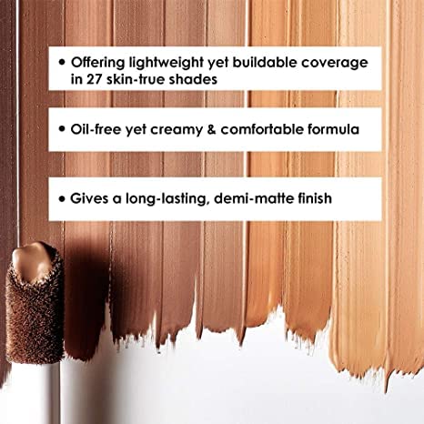 Makeup Revolution Conceal & Define Foundation, Cream Foundation Cruelty-Free, F10, 23ml