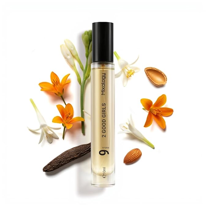 2 Good Girls Eau de Parfum – Mixture of Good Girl & Good Girl Gone Bad, Women Perfume 0.34 Fl Oz (10ml)