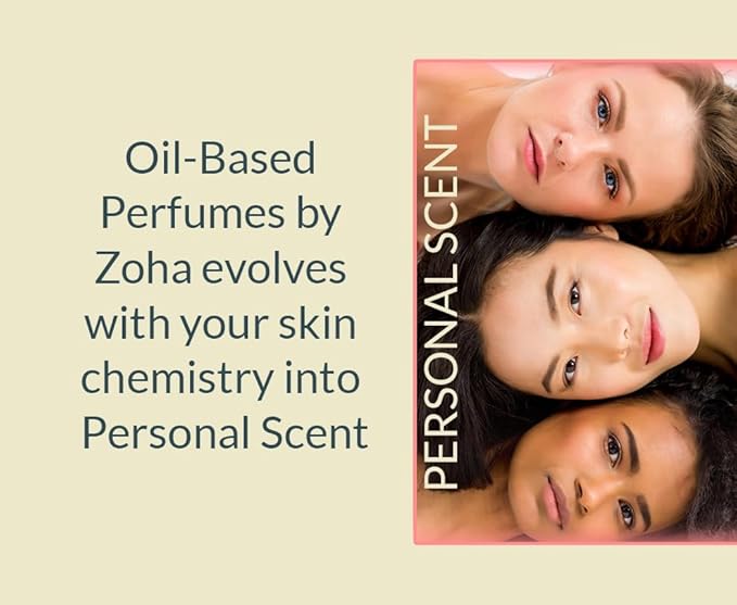 Zoha Jasmine Bloom - Jasmine Perfume for Women and Men, Alcohol Free Perfume Oil Roll On, Long Lasting Natural Clean Fragrance Oil base, 9ml Roller