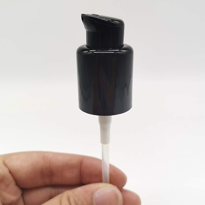 TIHOOD 10PCS Replacement Foundation Pump Black Plastic Cosmetic Replacement Tool