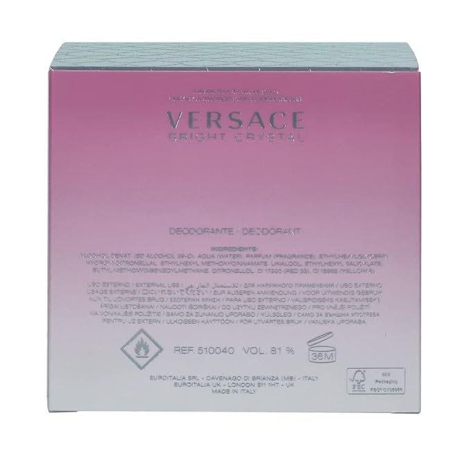 Versace Bright Crystal by Versace for Women 1.7 oz Perfumed Deodorant Spray