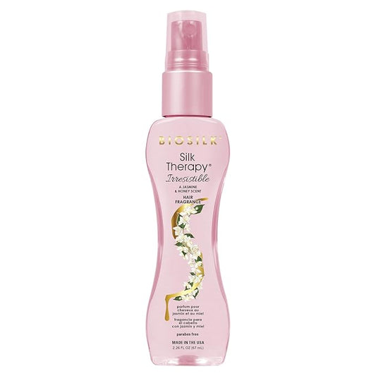 BioSilk Irresistible Collection Silk Therapy Hair Fragrance 2.26oz. Jasmine & Honey Scent, 2.26 ounces