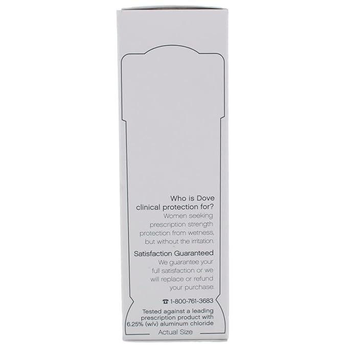 Dove Clinial Protection Deodorant, Original Clean, 1.7 oz (6 Pack) (Bundle)