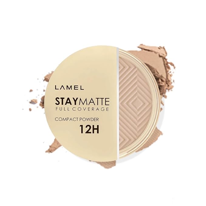 Lamel Stay Matte Compact Powder - Light Natural