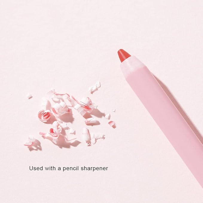 Matte Lip Liner Pencil Set,12 Colors Natural Nude Long