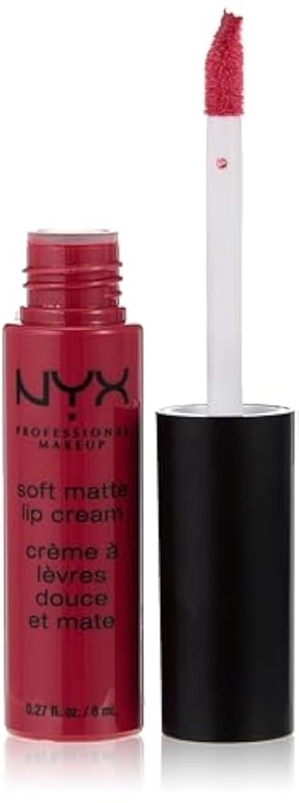 NYX PROFESSIONAL MAKEUP Soft Matte Lip Cream, Lightweight Liquid Lipstick - Prague (Matte Merlot)