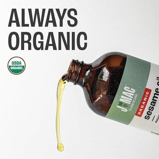 J MAC BOTANICALS Organic Sesame Oil