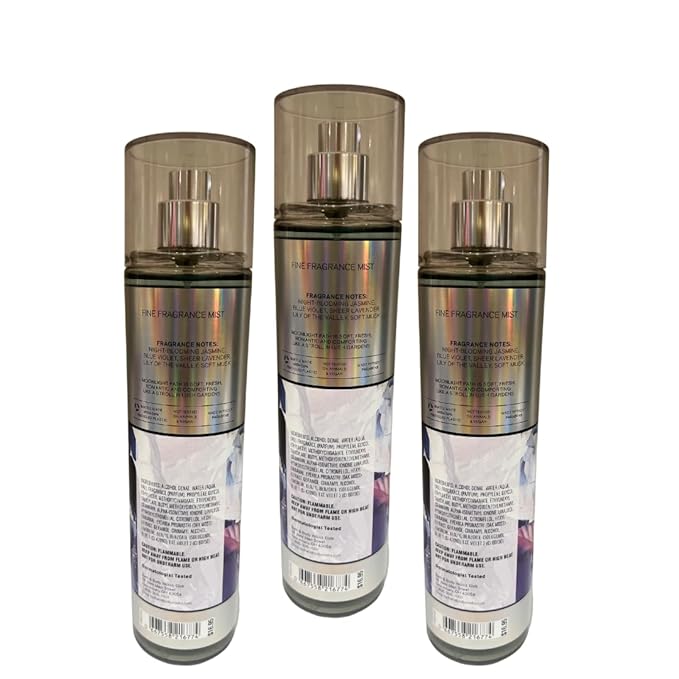 Bath & Body Works Moonlight Path Fine Fragrance Mist 8oz - Pack of 3