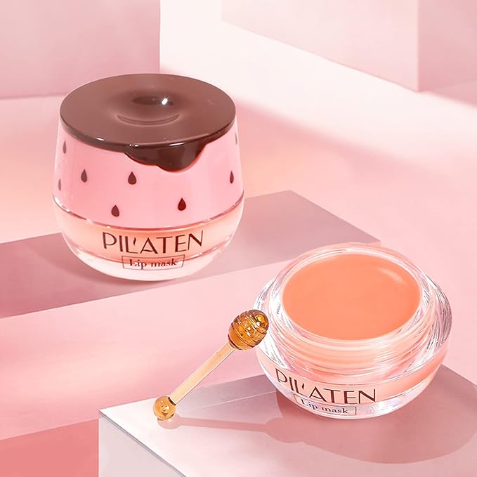 2 Pack Strawberry Lip Mask Strawberry Exfoliator