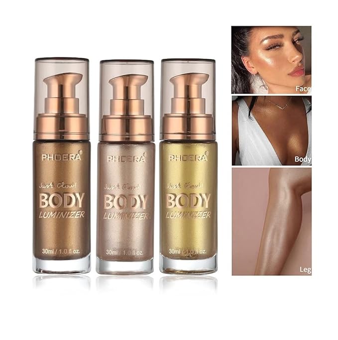 2 Pack Body Luminizer, High Gloss Waterproof Body