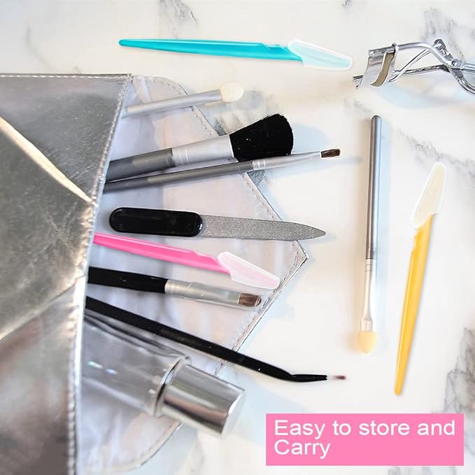 21 Pcs Eyebrow Razor, Multipurpose Exfoliating Dermaplaning Tool for Face, Facial and Eyebrow Shaper with Precision Cover for Women Men, Easy to Use