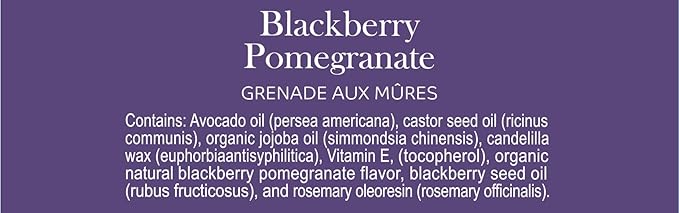 Blackberry Pomegranate Lip Balm Collection, Vegan Lips,