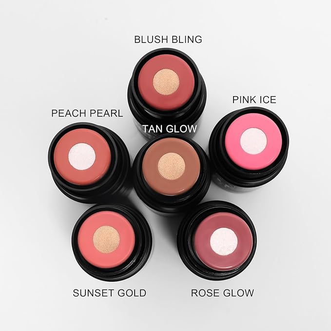 MAEPEOR Matte Blush 6 Color Smooth Creamy Shiny (Color 06)