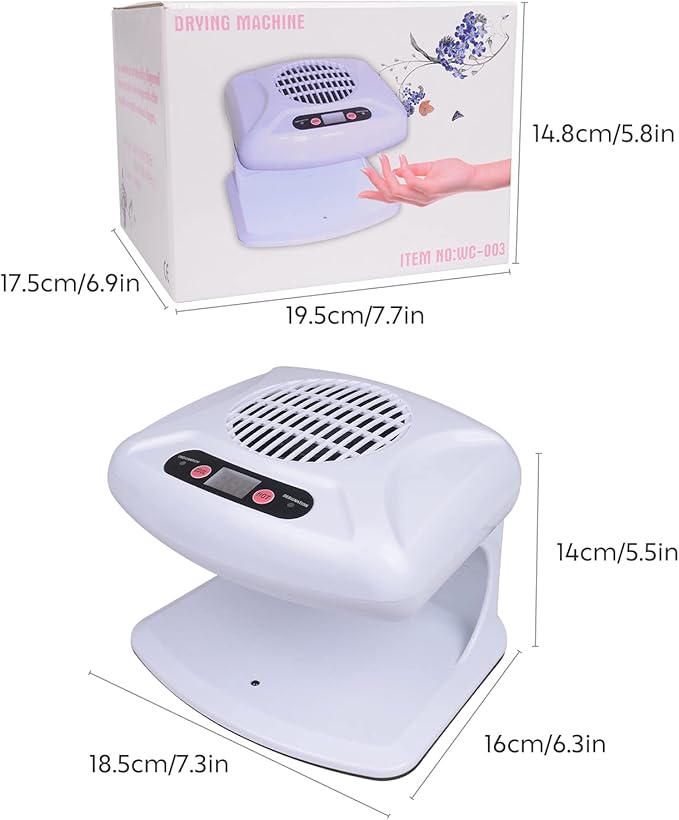 Air nail dryer with automatic