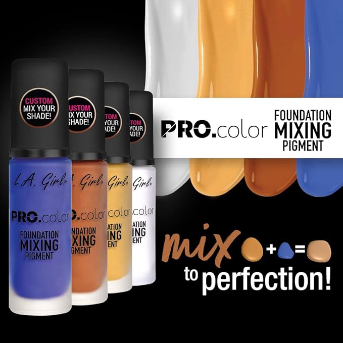 L.A. Girl PRO.matte Mixing Pigment Foundation, Yellow, GLM712