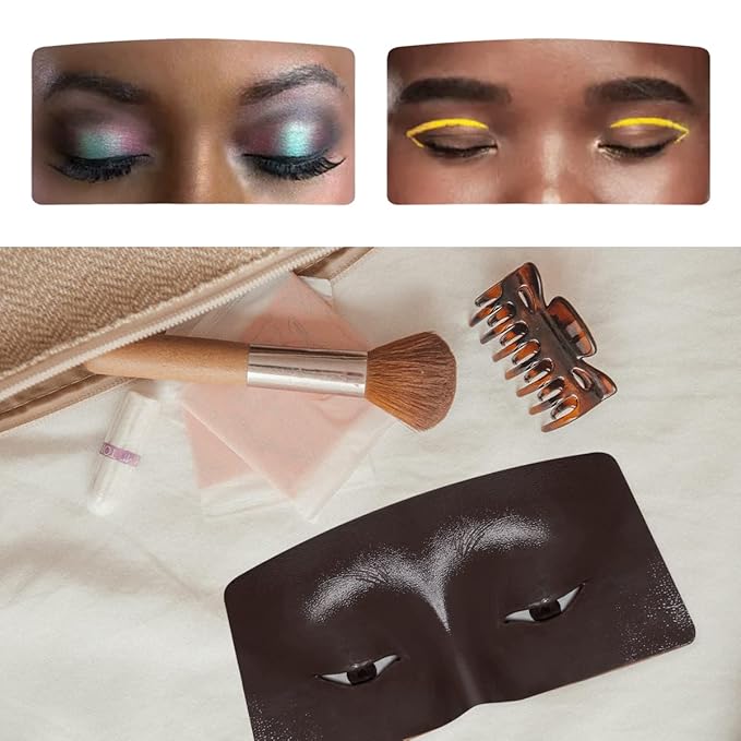 Makeup Mannequin Face, 3D Silicone Makeup