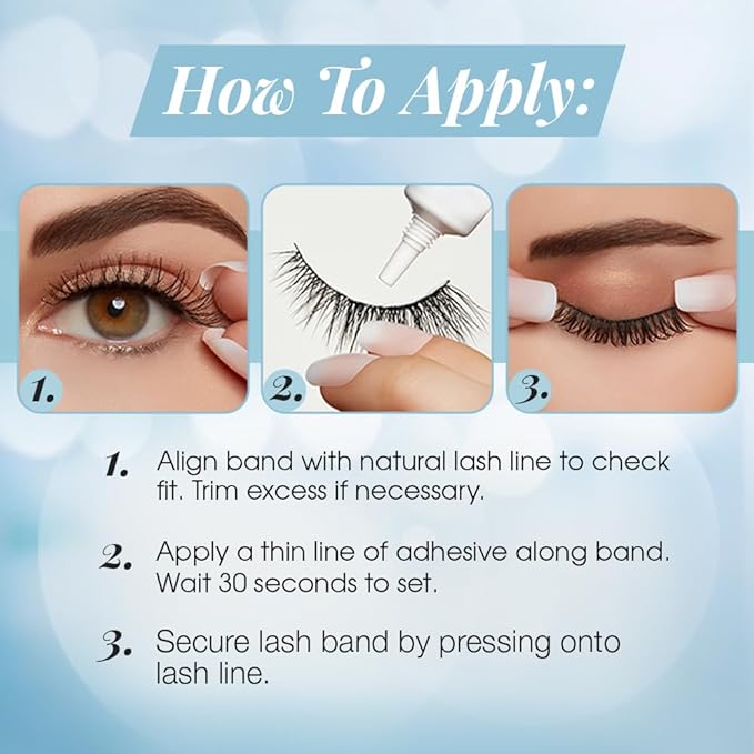 Ardell Light as Air 522 Lashes - Ultra Lightweight False Eyelashes, Comfortable Fit, 4 Pairs Pack