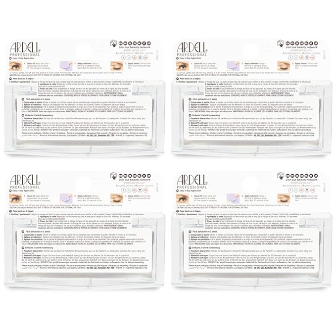 Ardell Mega Volume Lash 252 Multi-Layered False Lashes with Curl Technology, 4 pairs