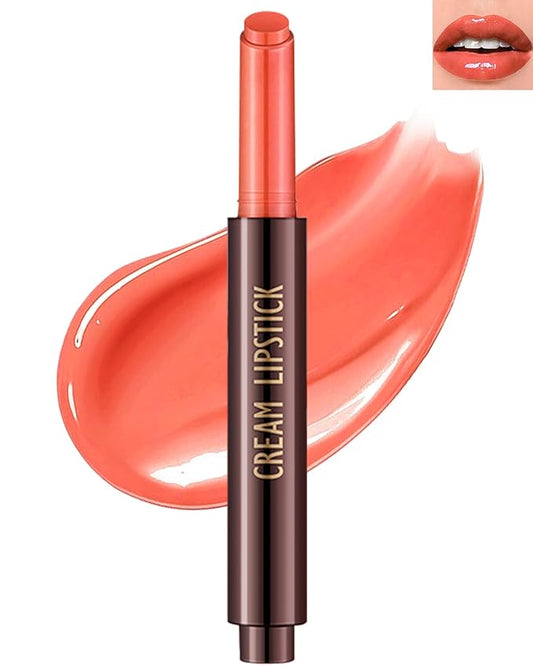 Hydrating Shimmer Lipstick,Moisturizing Jelly Lip Gloss,High Shine Dew Tinted Lipstick,Long Lasting Waterproof Tint Lip Balm Plumping Lip Stain,Non Sticky Glossy Butter Blam, Makeup Gift for Women-07#