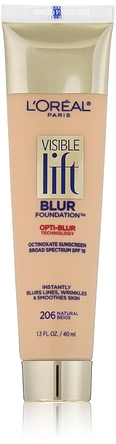 L'Oréal Paris Visible Lift Blur Foundation, Natural Beige, fl. oz.