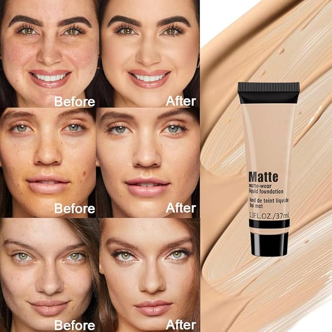1 Pack Liquid Foundation Cream for Face Makeup,Durable