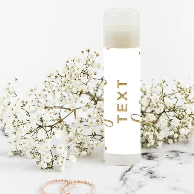 Andaz Press Personalized Lip Balm Party Glitter