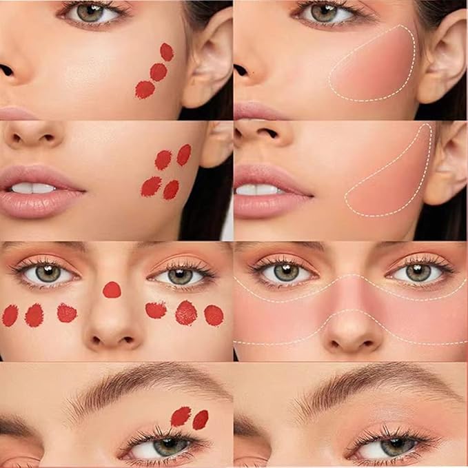 Blush Beauty Wand, Liquid Face Blush Contour Wand Dark Rose