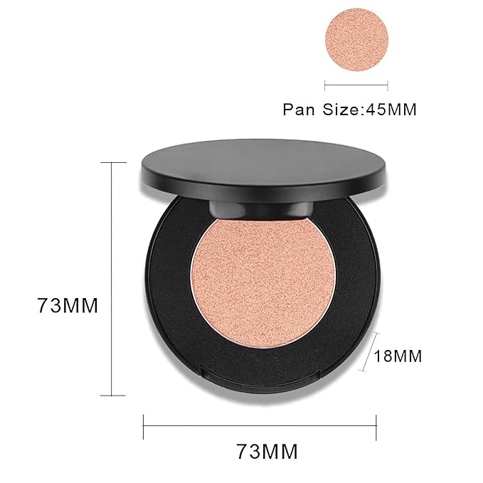 Face Highlighter Powder Palette, Glossy Glitter Illuminator Powder, Highlighter 5