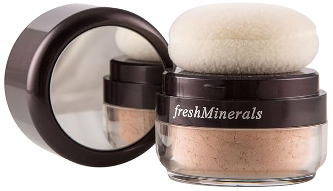 Powder Foundation, with Puff, Fresh Look, ram 6 G
