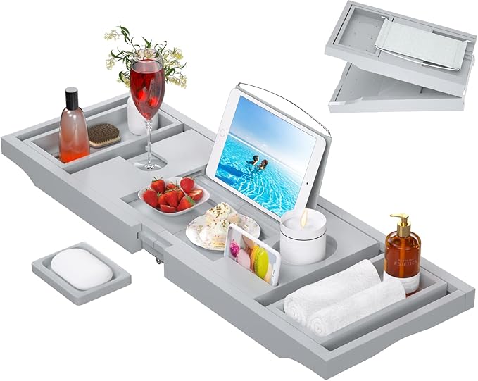 Artmalle bathtub tray bath caddy