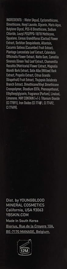 Youngblood Clean Luxury Cosmetics Liquid Mineral Foundation, Tahitian Free, Gluten-Free