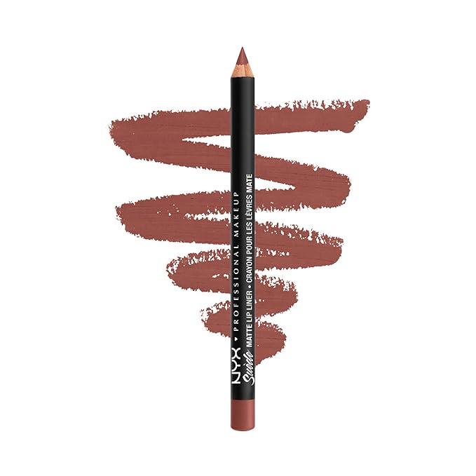 NYX PROFESSIONAL MAKEUP Suede Matte Lip Liner, Vegan Vegan
