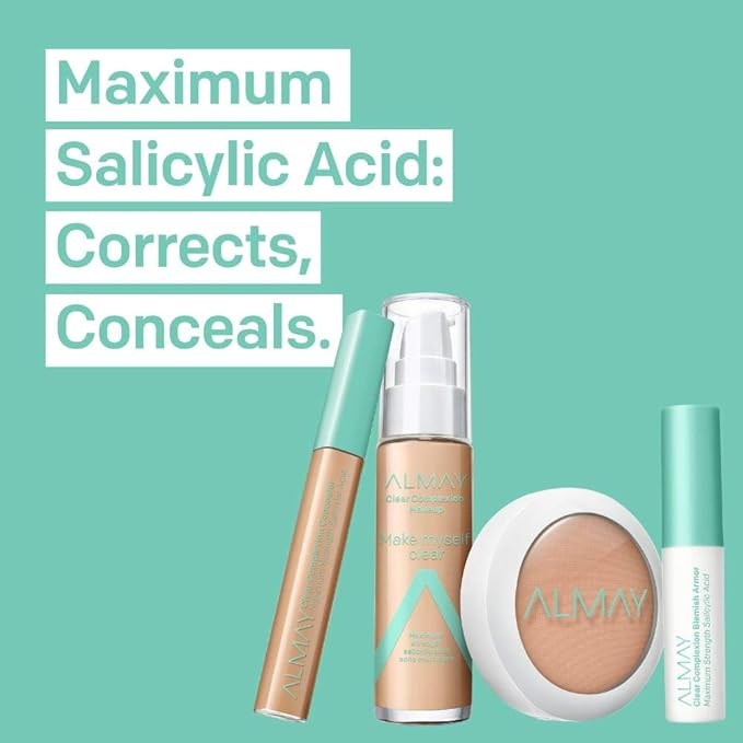 Almay Clear Complexion Makeup, Matte Finish Liquid Foundation Tan, 1. 0 oz