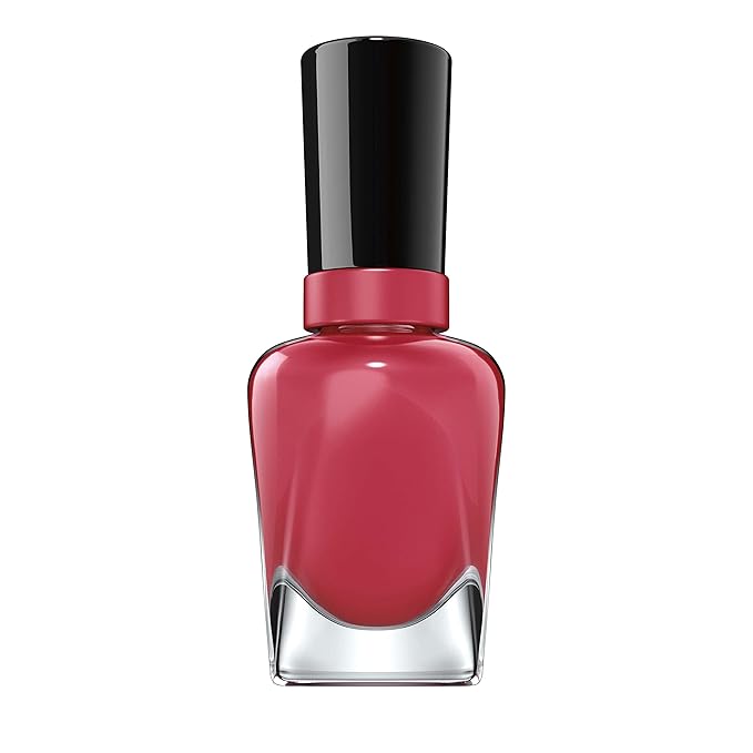 Sally Hansen Miracle Gel™, Proper Prose, Long Lasting, Gel-Like Formula, No UV Lamp Needed, Red Nail Polish