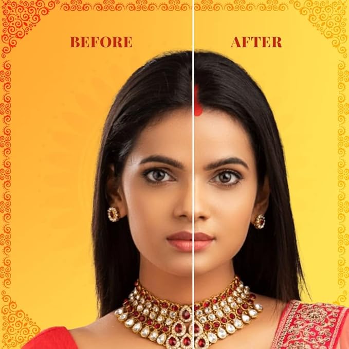 Eyetex Kumkum Paste Waterproof Long lasting, Smudge Proof 4Jars Red)