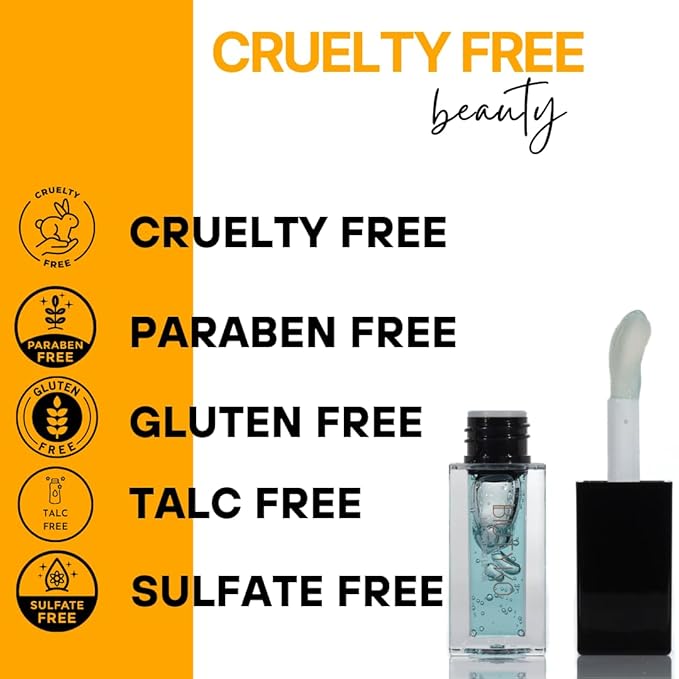 Hydrating Lip Oil Glow - Dry, Chapped Lips - Non-Sticky Fruit Flavor | Aloe