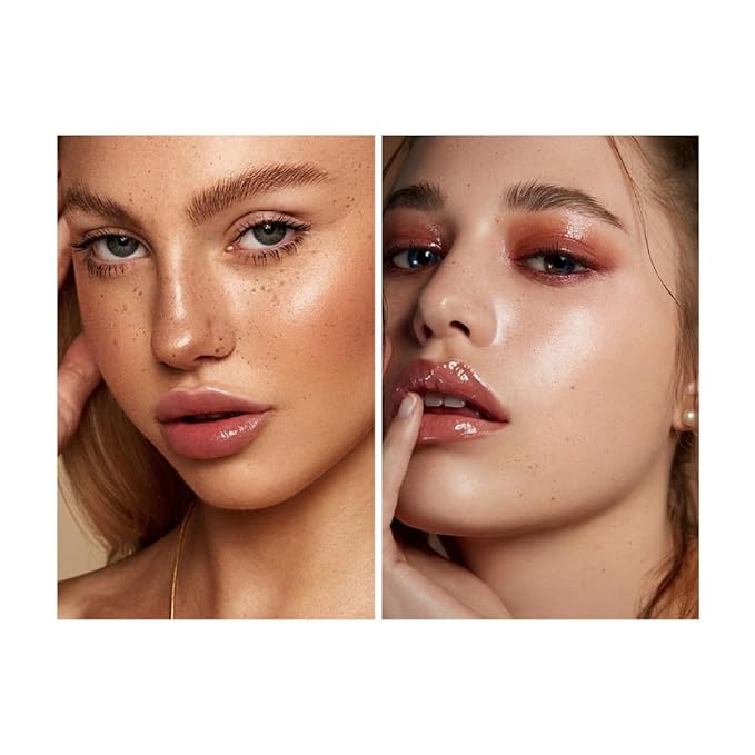 Lip Plumping Booster, Spicy Lip Lipstick, Lifter Gloss, Hydrating, Volumizes High-Shine Lip Plumping Lip Glass Mirror Lip Makeup Lip Glaze Plump & Pout Lip Plumper for Women Girls (01)