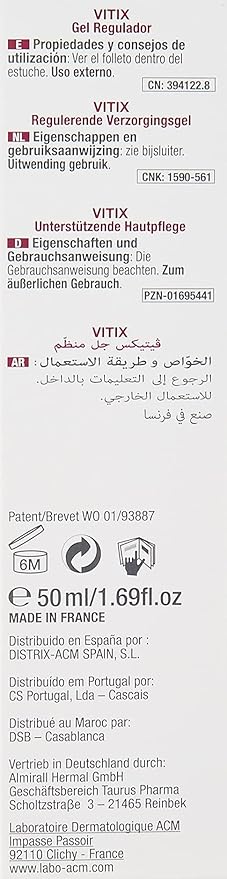 Acm Laboratoire Vitix Gel Repigmentation Vitiliginous Skin 50ml