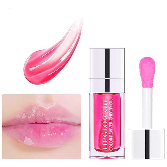 Hydrating Lip Glow Oil Set, Plumping Lip Oil Hydrating