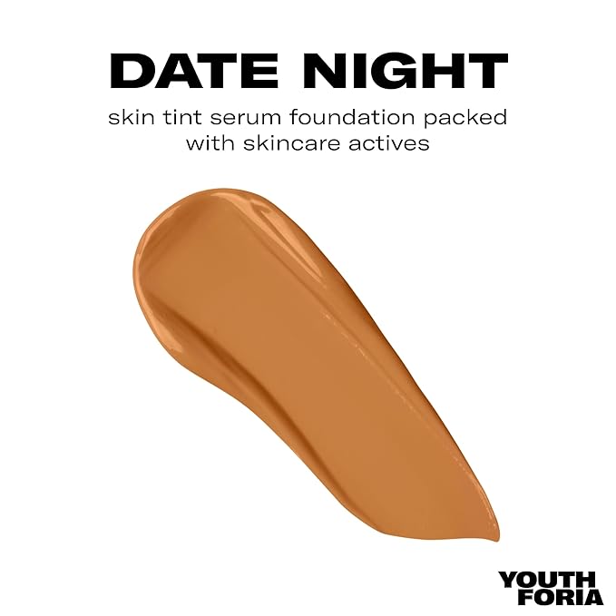 Youthforia Date Night Skin Tint Serum Foundation, Light-Medium Warm Undertones